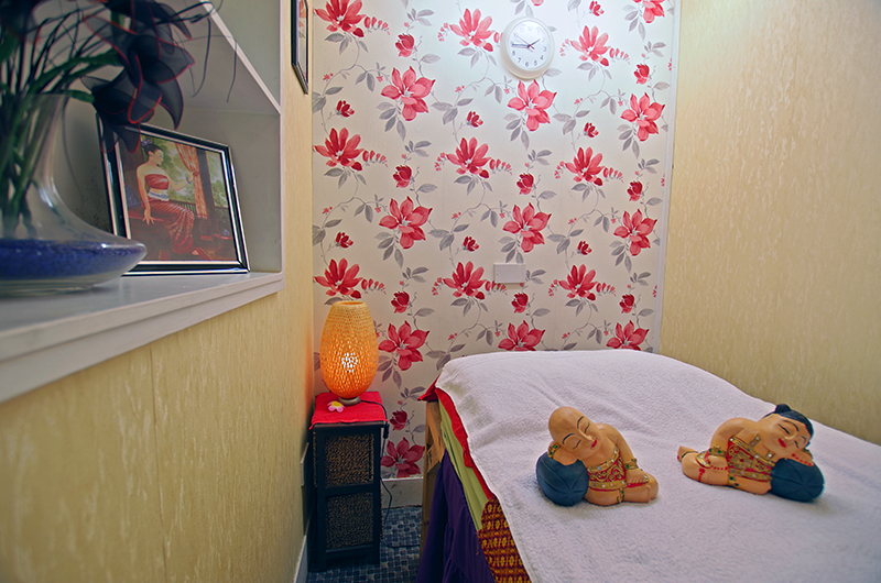 Massage room at Hua Hin Thai Spa on King Cross Road, Halifax